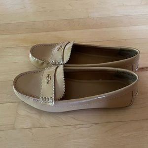 Coach Odette Patent Warm Blush Loafers